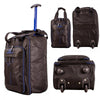 Underseat Cabin Bag Holdall on Wheels, 20L Bag - 40x20x25cm