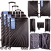 HARD SHELL 3 SET OF TRAVEL LUGGAGE THREE-PIECE SUITCASE SET