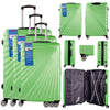 HARD SHELL 3 SET OF TRAVEL LUGGAGE THREE-PIECE SUITCASE SET